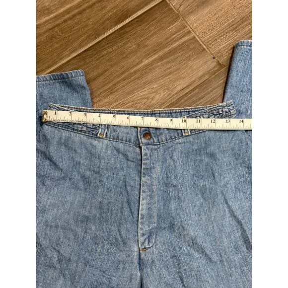 Vintage 70s High-Waist Women's Orange Tab Levi's Bell-Bottoms - Picture 6 of 8